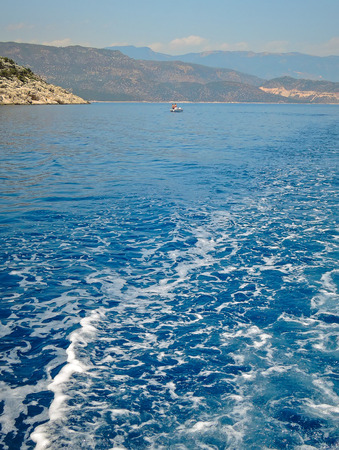 mediterranean sea  in turkeyの写真素材