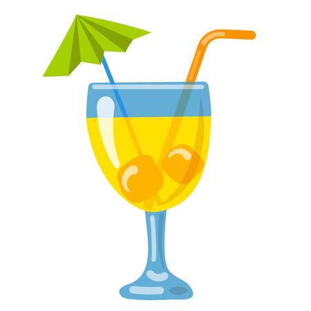 illustration of the alcohol drinks and beverages icons setのイラスト素材