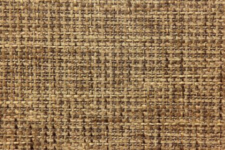 fabric texture of burlap in neutral colors close upの写真素材