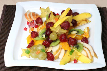 vitamin and nutritious fruit saladの写真素材