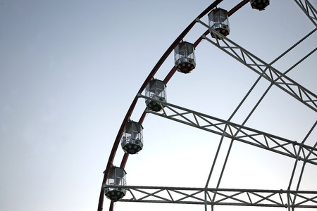part of the big Ferris wheelの写真素材