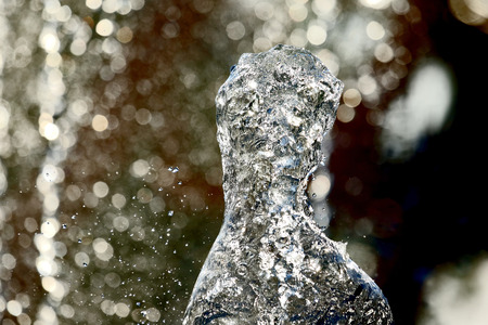 figure from the water fountainの写真素材