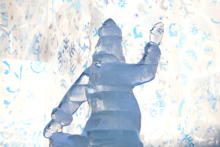 ice figure Santa Claus