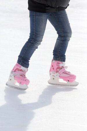 feet skating on the ice rink
の写真素材