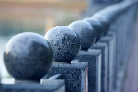long marble column with round topの写真素材