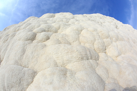 travertines in Pamukkale, Turkeyの写真素材