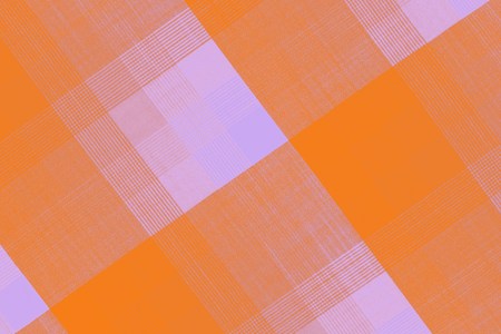 Texture cotton colored fabric in a cage. Background abstraction factory textile material close up.の写真素材