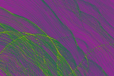 abstract night light wave line