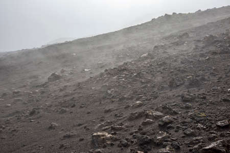 Mountain volcanic landscape in Icelandの写真素材