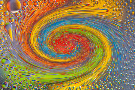 abstract background texture in the form of blurry color round spotsの写真素材