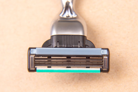 manual face shaving machine. stubble blade. depilation