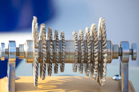 visual model of the mechanism of a rotary turbine unitの写真素材