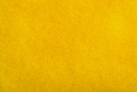 A close up of Yellow felt material background.の写真素材