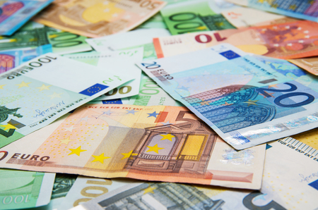 Euro Money Banknotesの写真素材
