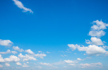 blue sky with clouds backgroundの写真素材