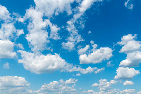 Blue sky with white clouds.の写真素材