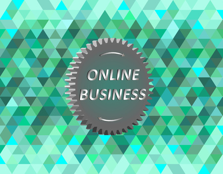 Illustration of online business, vector imageのイラスト素材