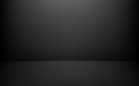 Empty black studio room interior. Clean workshop for photography or presentation. Vector illustration.のイラスト素材