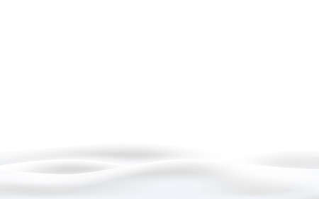 Snowy hills winter background. Landscape with snow covered hills. Vector illustration.のイラスト素材