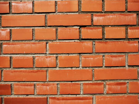 brick wall texture color terracottaの写真素材