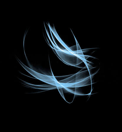 Abstract glowing blue element. neon lines. Overlay of a design element.の写真素材