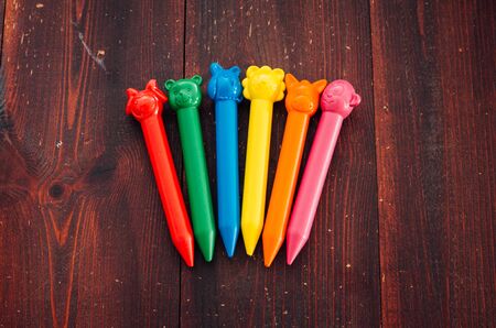 crayons ralliesの写真素材