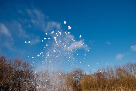 winter sceneの写真素材