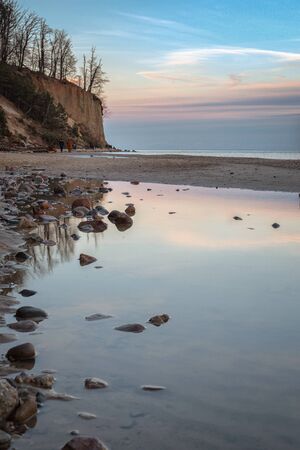 Beach cliff in Orlowo