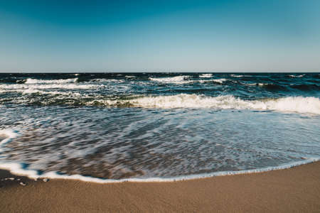 Sunny day on the beachの写真素材