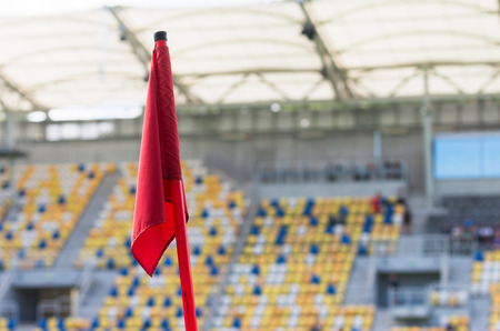The match referee at the stadiumの写真素材