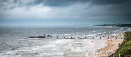 Beach in Kolobrzegの写真素材