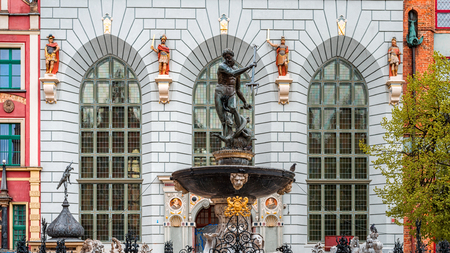 The Neptune Fountain in Gdansk