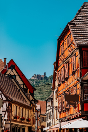Ribeauville, Alsace, Franceの写真素材