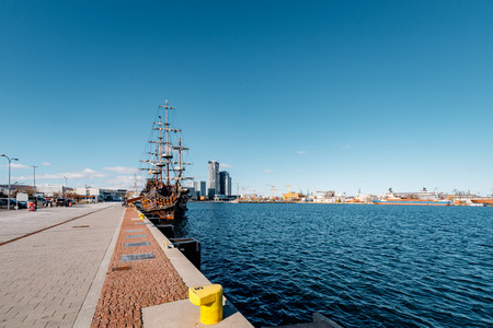 Gdynia square of Kosciuszkoの写真素材