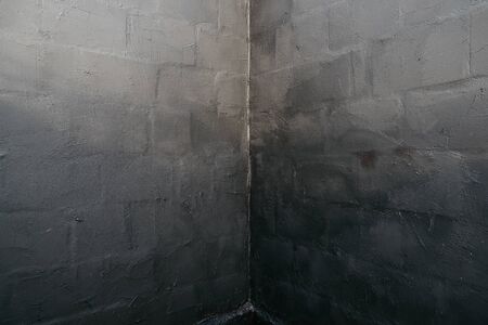 three-layer wall construction in the houseの写真素材