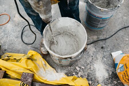 building walls of aerated concrete