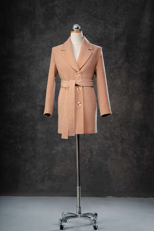 female coat on a mannequinの写真素材