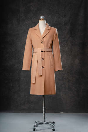 female coat on a mannequinの写真素材
