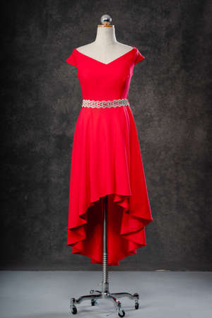 evening dress on a mannequinの写真素材