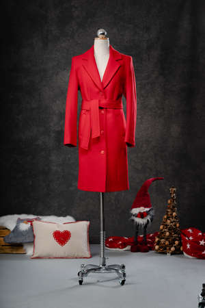 female coat on a mannequinの写真素材
