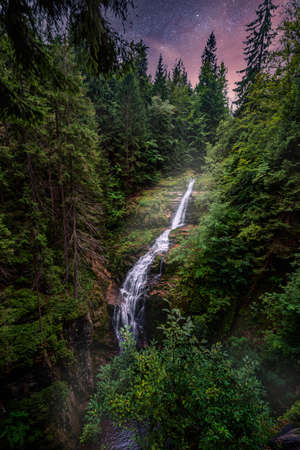 The forests of the Karkonosze National Parkの写真素材