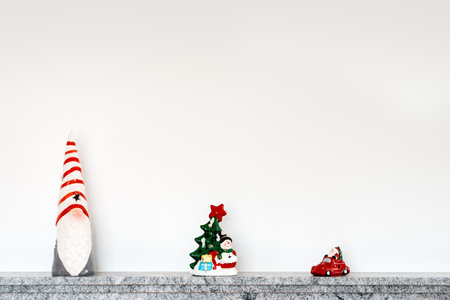 composition with christmas decorationsの写真素材