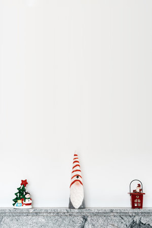 composition with christmas decorationsの写真素材