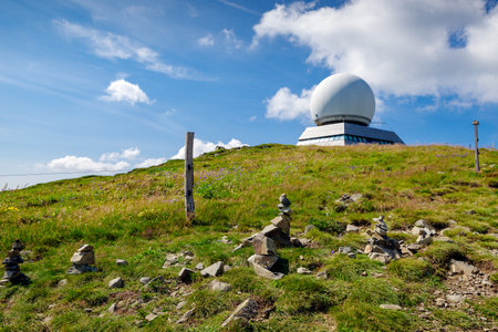 The highest peak in the Vosges Mountainsの写真素材