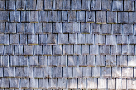 natural wooden board facadeの写真素材