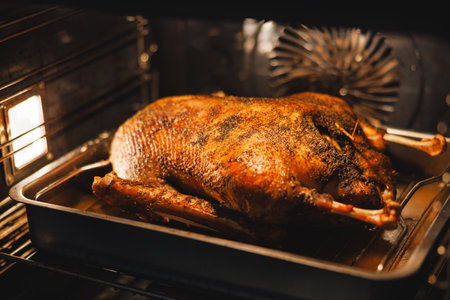 goose baked on November 11thの写真素材