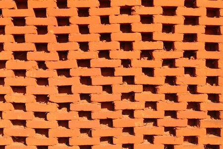 old structural brick red wall. background. textureの写真素材