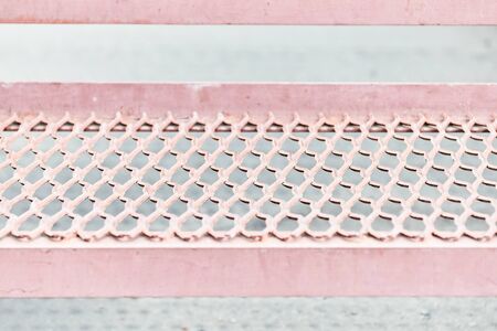 part metal steps from the grate