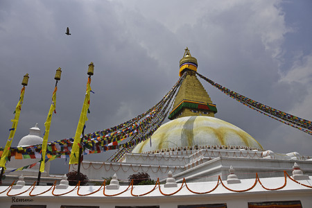 Boudanath stupaの写真素材