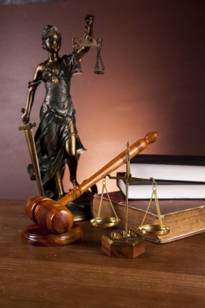 Decorative justice compositionの写真素材